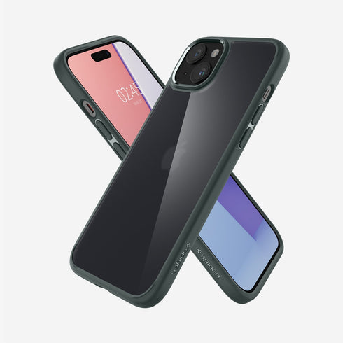 ACS06567 - iPhone 15 Pro Max Case Ultra Hybrid in frost clear showing the back
